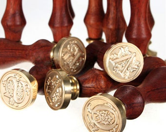 Alphabet Wax Seal Stamp, Initials Wax Seal Stamp