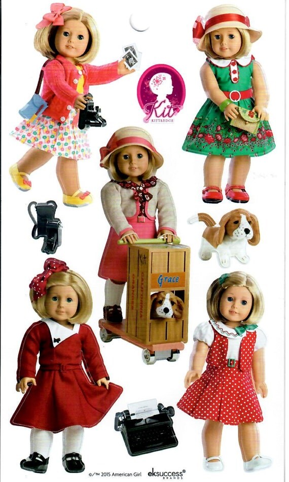 AMERICAN GIRL STICKERS / Kit Beforever Doll Sticker Sheet / 5
