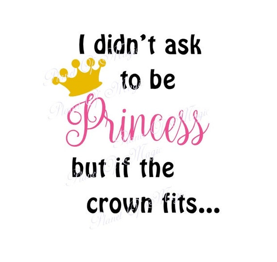 Download Princess Svg Crown fits SVG Disney Svg Princess DXF Quotes