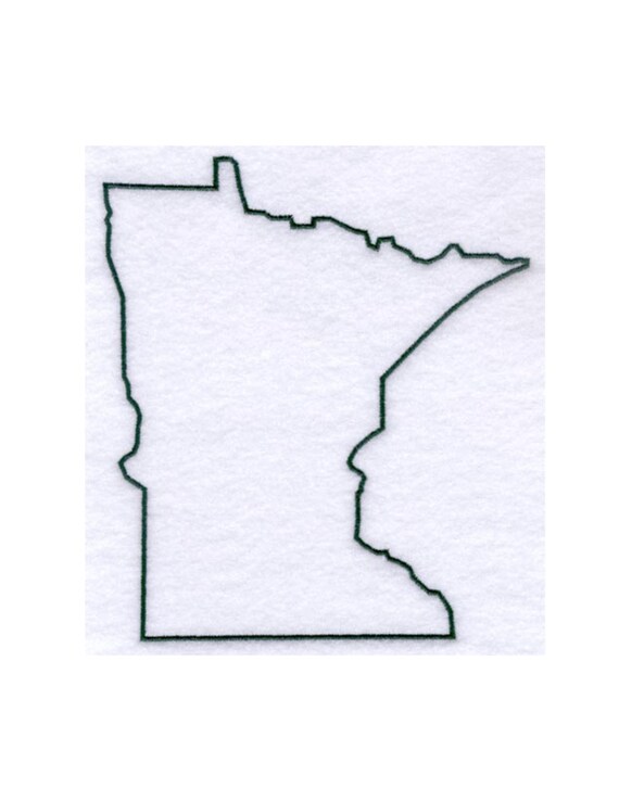 Minnesota Stencil Made from 4 Ply Mat Board by WoodburnsNewEngland