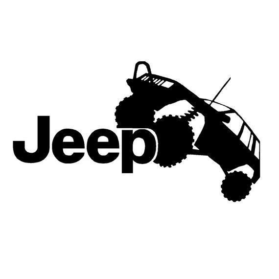 Jeep Off-roading Car Vinyl Decal