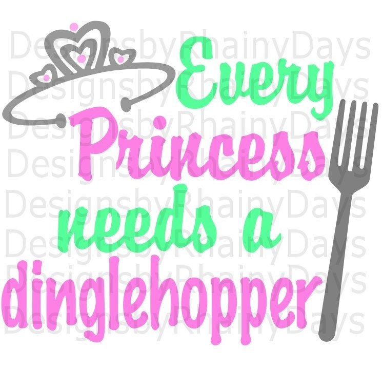 Download Buy 3 get 1 free! Every Princess needs a dinglehopper ...