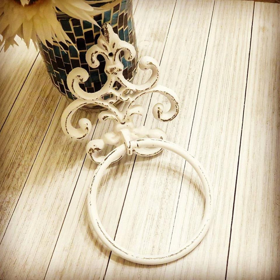 Towel Holder Towel Ring French Country Towel Hanger Bar