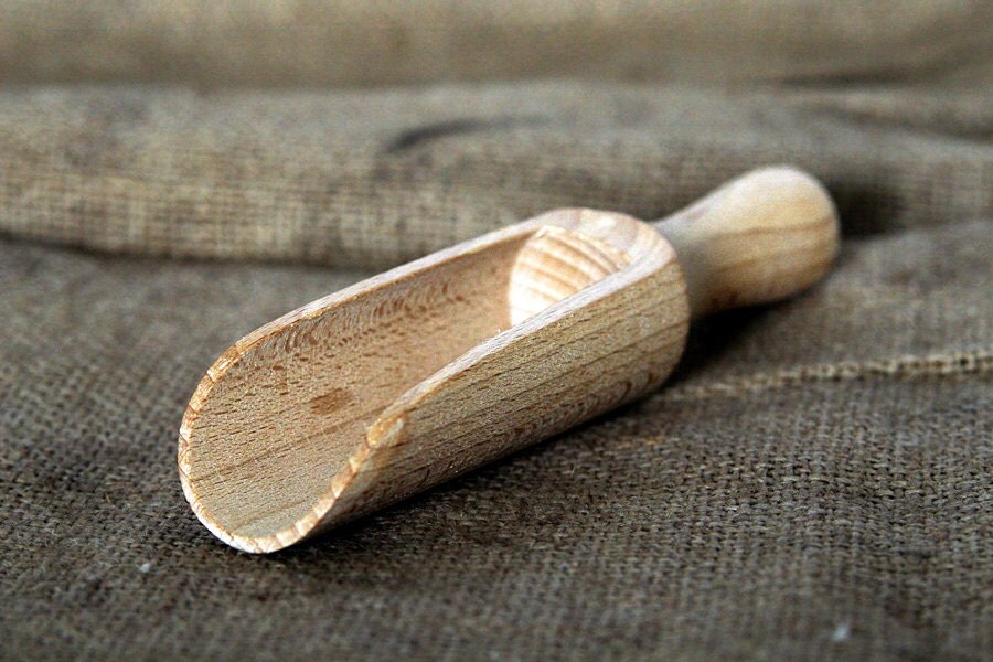Wood scoop Wooden scoop Salt scoop Scoop Sugar scoop Bath salt