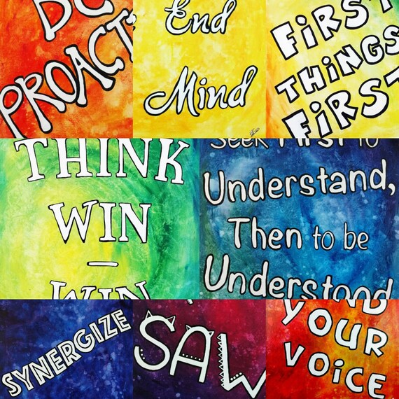 Classroom Printables Digital 7 Habits Posters. 8.5x11 7