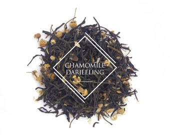 Chamomile Green Darjeeling Tea, Loose Leaf Tea, Green Tea