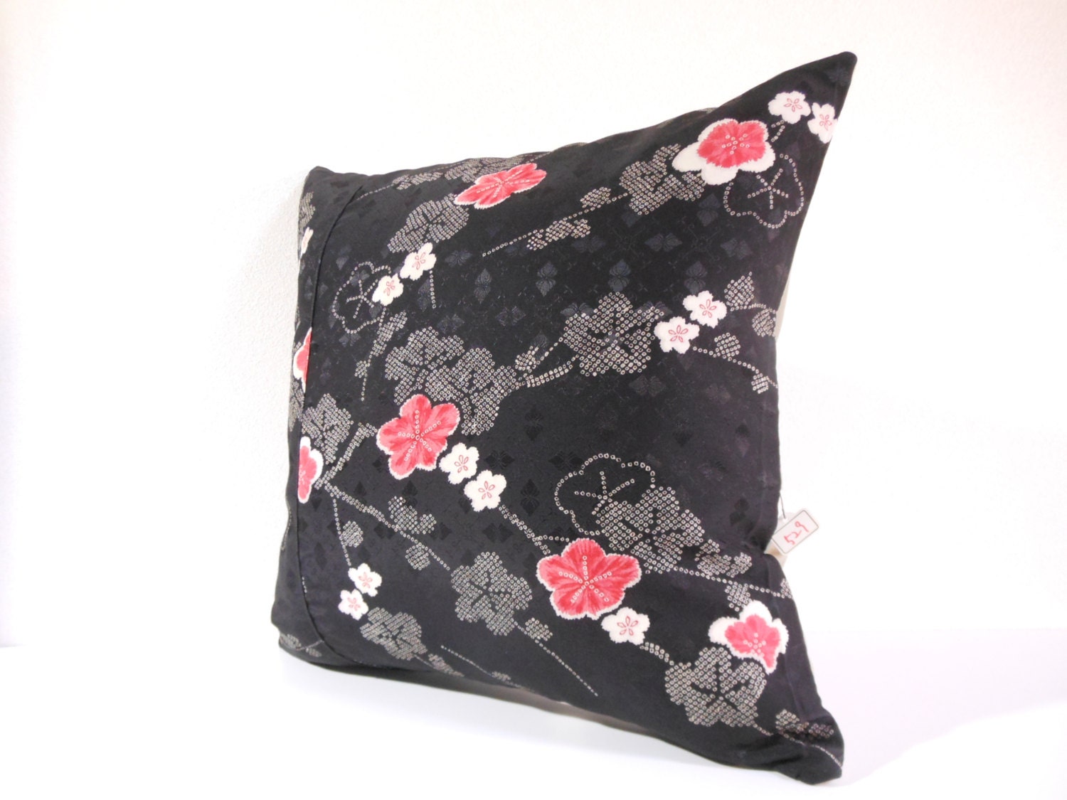 Japanese Fabric Pillow 529 decorative pillow by KyotoZakka