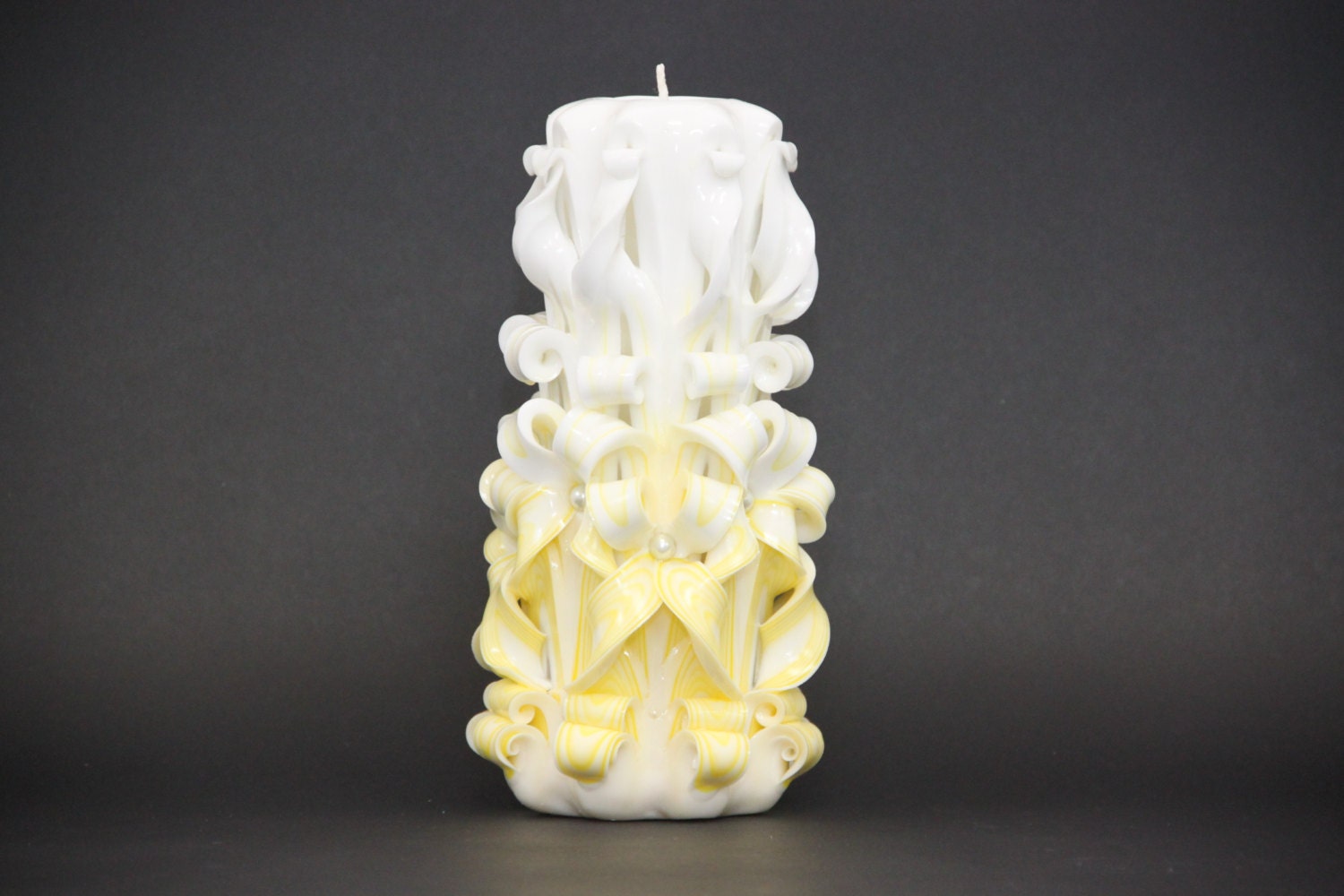 Big Yellow candle Gift ideas Wall decor Wedding decoration