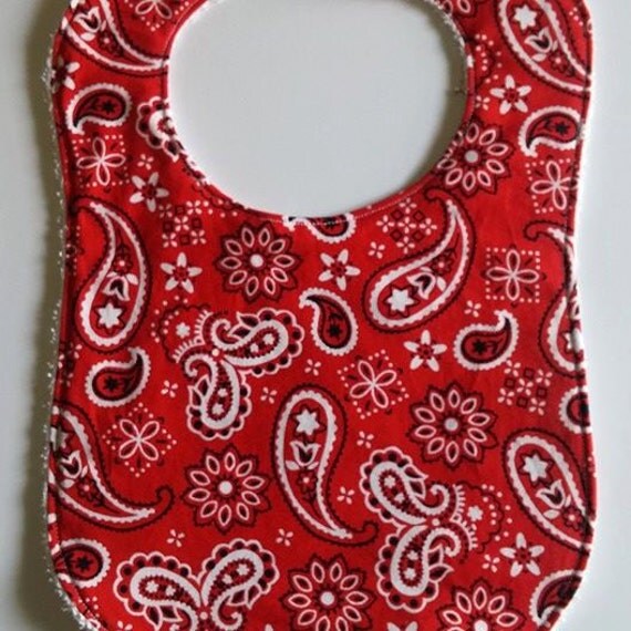 Red Bandana Bib