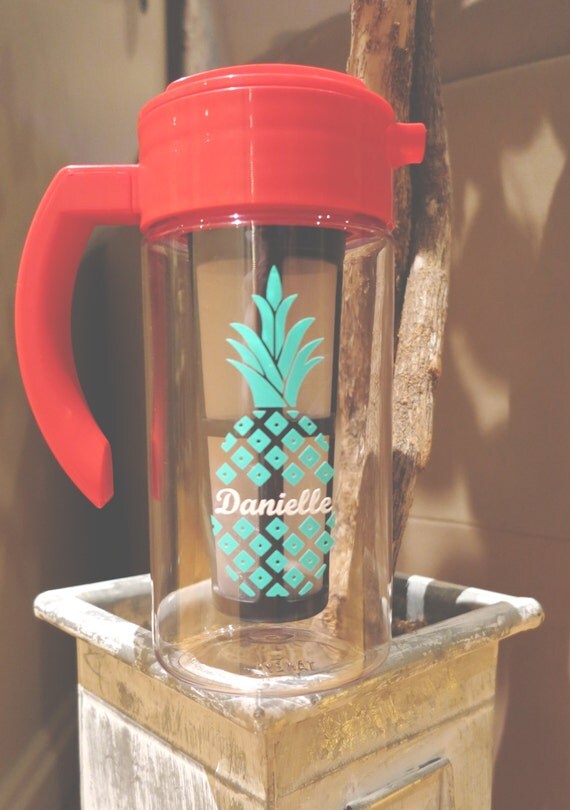 Custom Pineapple Teavana Tea infuser Pitcher by WhiteBoxUS on Etsy