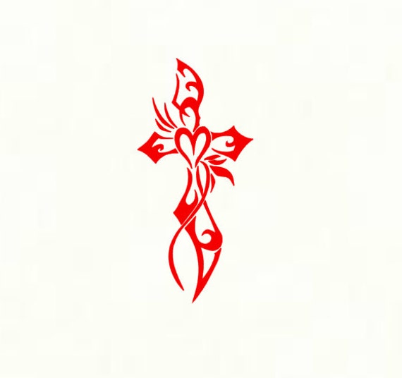 Tribal Cross Decal   Il 570xN.1043951665 Phxh 