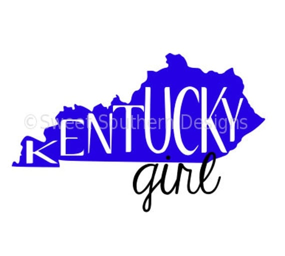 Kentucky girl SVG instant download design for cricut or