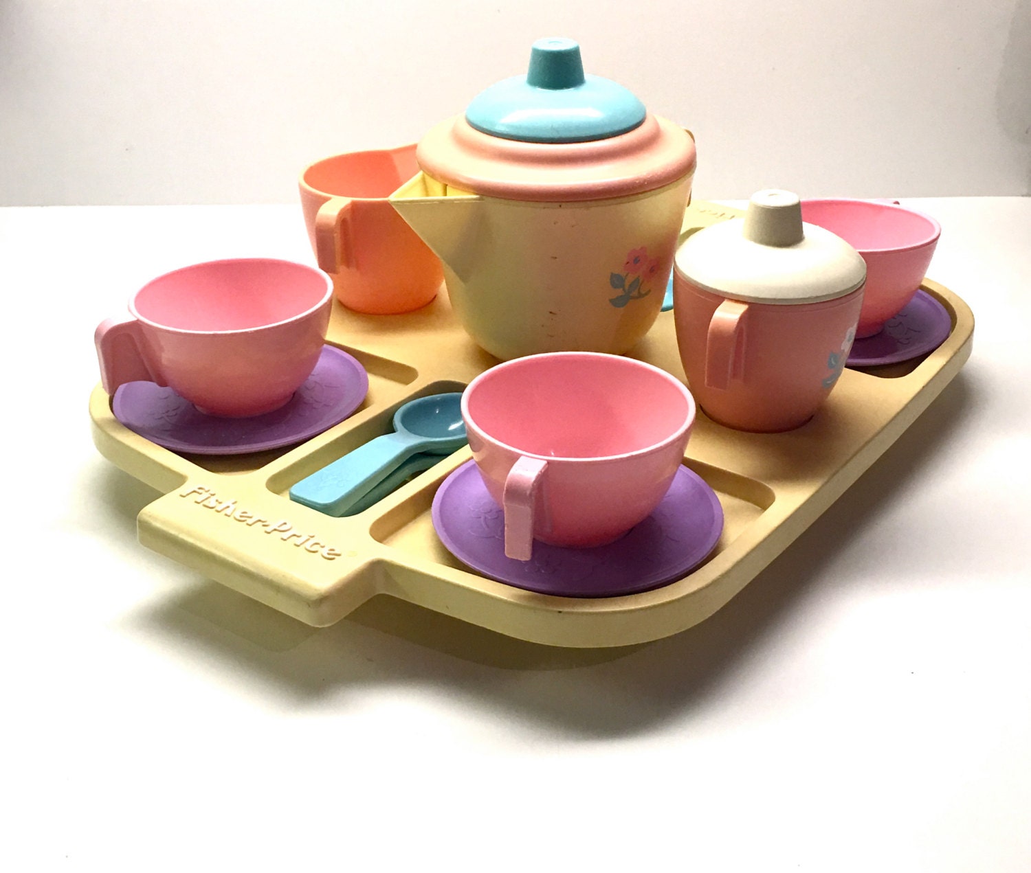 fisher price tea pot set