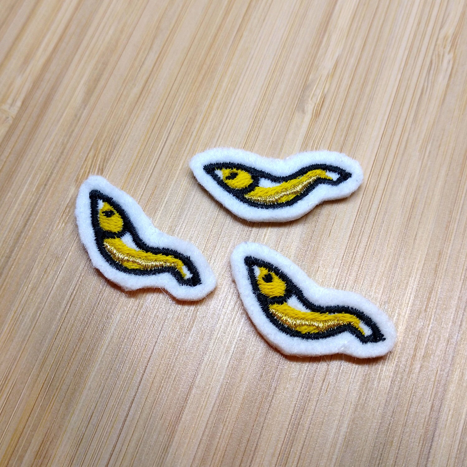 Neko Atsume 3 Gold Fish Embroidered Premium Patches / Iron