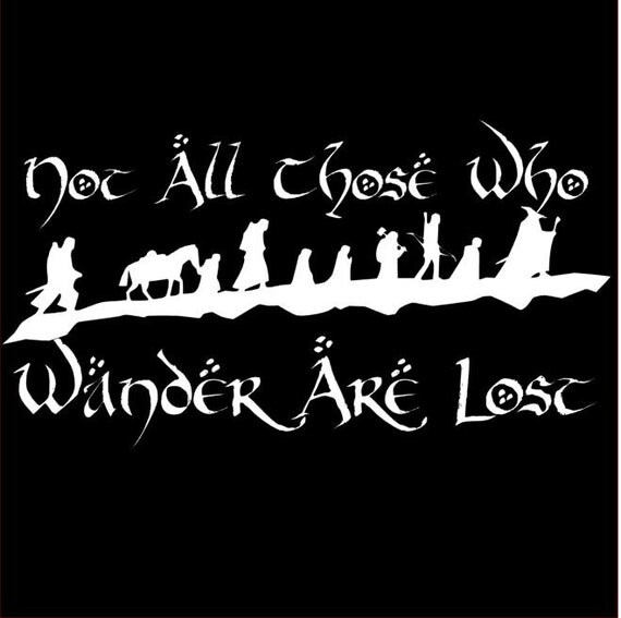 Lord of the Rings Decal by FandomDecalDesigns on Etsy