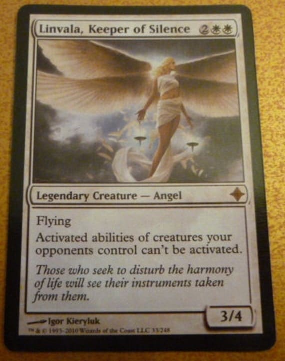 Magic the Gathering Linvala Keeper of Silence by BestMTGproxy