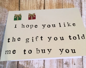 Wife christmas card | Etsy
