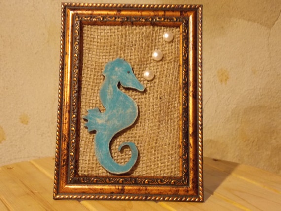 Seahorse Framed Home Decor By MumkenzGiftShop On Etsy