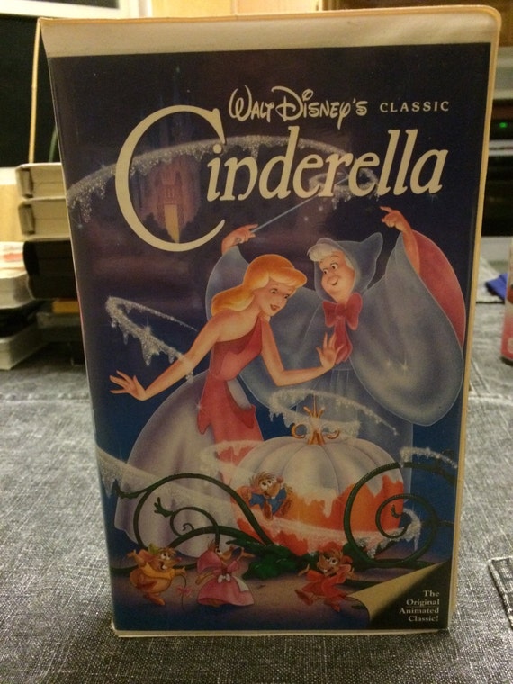 Vintage Disney Cinderella VHS tape
