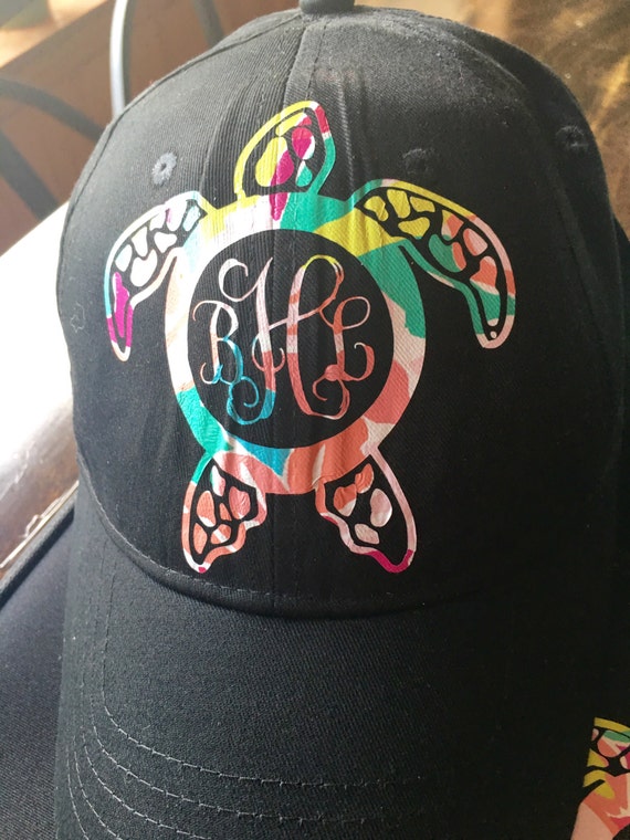 Items similar to HTV Lily Pulitzer inspired baseball hat on Etsy