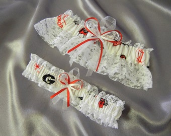 University of Georgia Bulldogs Garter Set