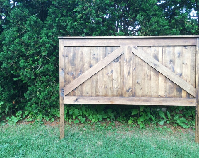 Rustic Barn Headboard, King, Queen, Full/Double, Twin, Custom Headboard, Farmhouse Headboard, Rustic Headboard, Wooden Headboard