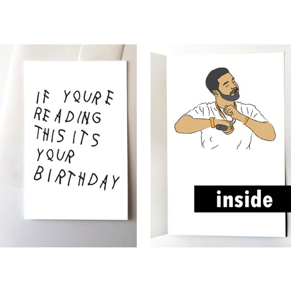 Fresh 100 Drake Happy Birthday Card