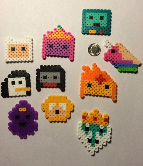 Adventure Time Perler Beads by NerdFusion on Etsy