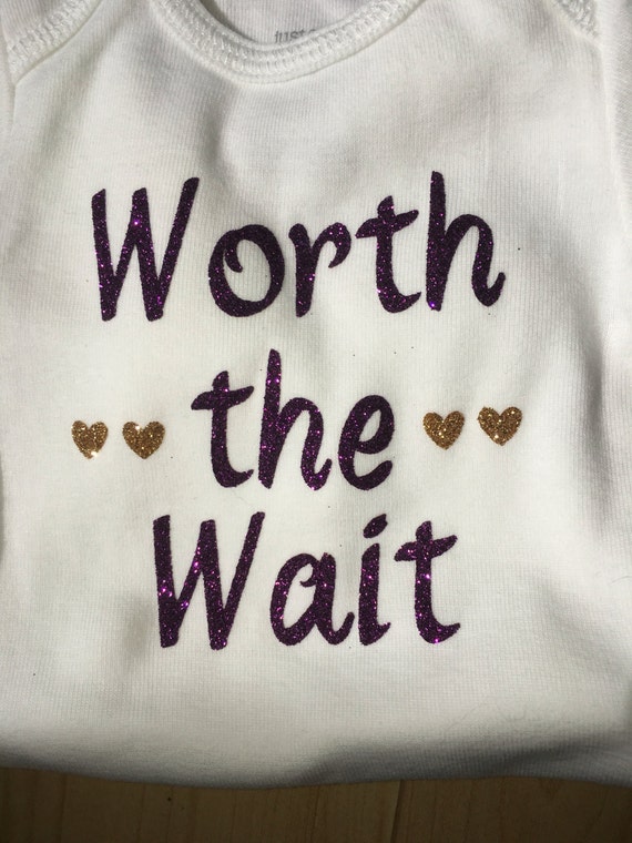 Worth The Wait Onesie By MeganMadeShop On Etsy