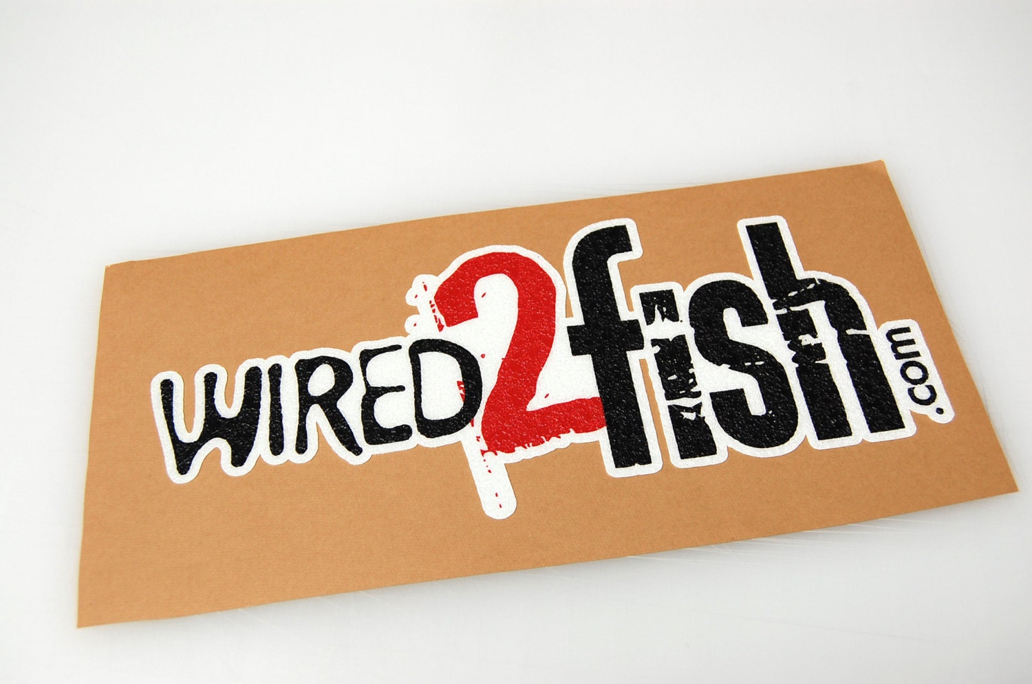 Wired2Fish Bass Boat Carpet Graphic Decal Logo