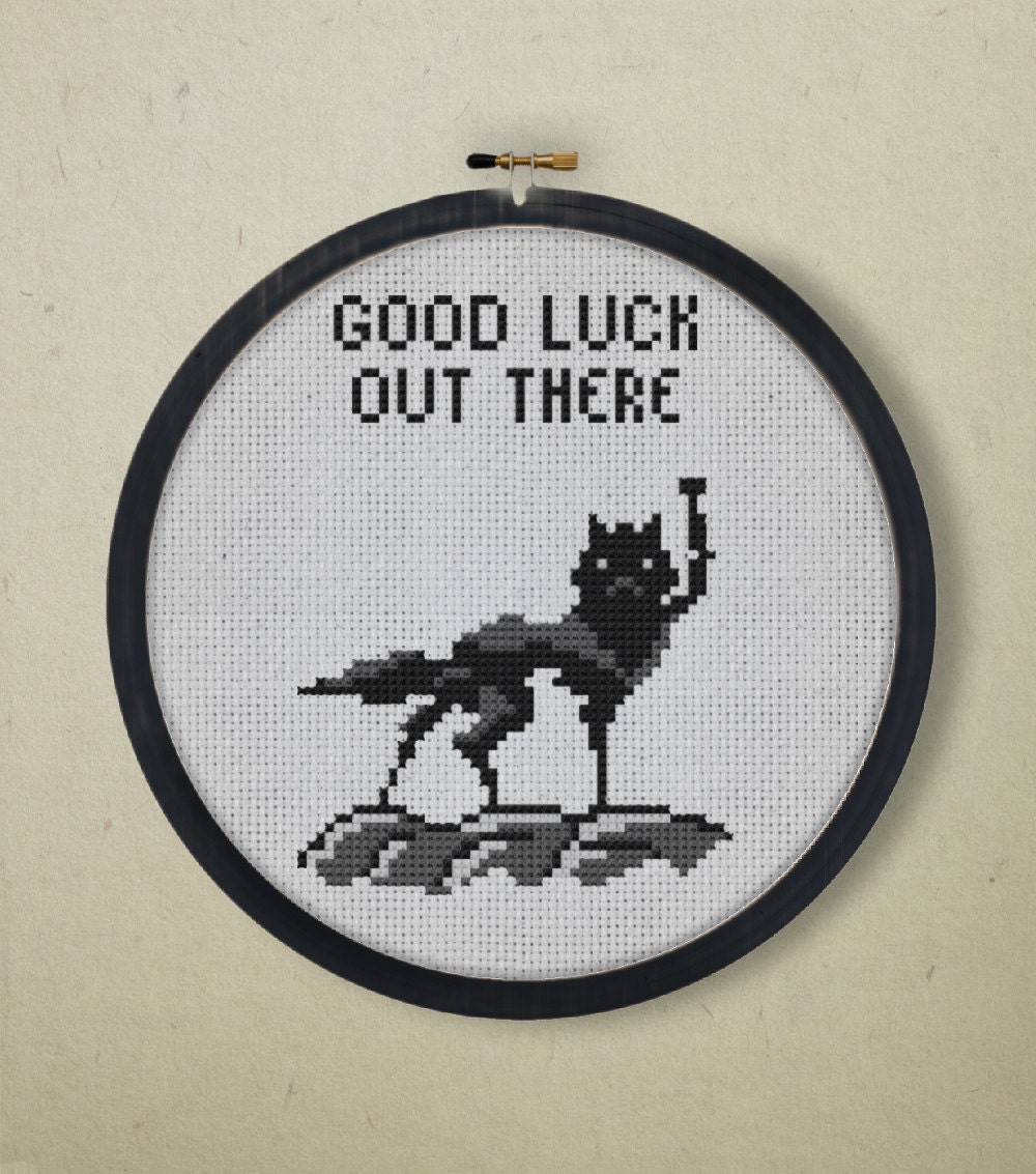 Fantastic Mr Fox Wolf 'Good Luck Out There' Cross