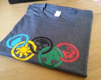Magic: The Gathering colours of Magic Olympics Men's Triblend T-shirt