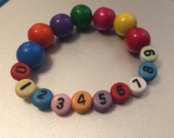 CUSTOM telephone number bracelet, Child Phone Number Bracelet, festival Bracelet, ID bracelet, Phone Number Bracelet, Lost Child Bracelet, C