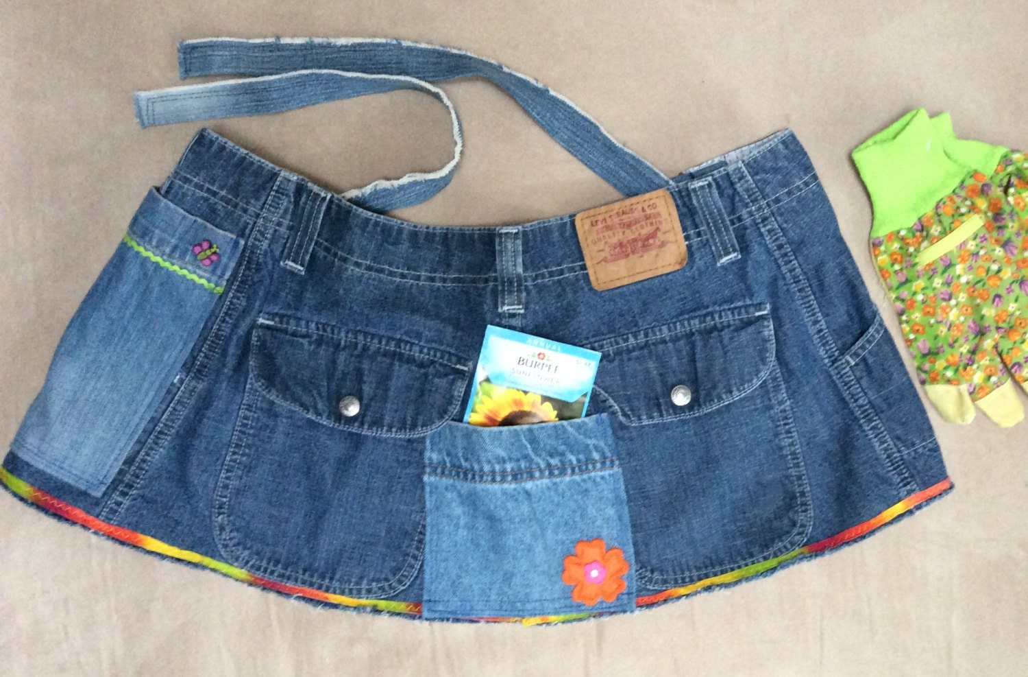 Denim Gardening Apron