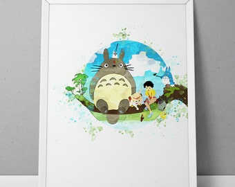 Totoro poster | Etsy