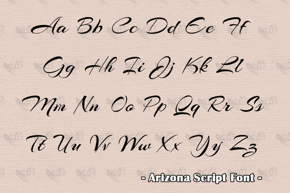 Arizona Wildcats Script Font