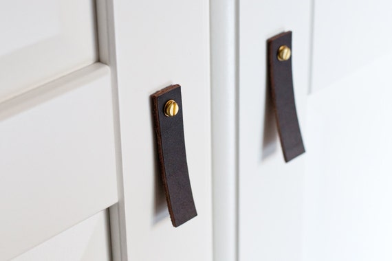 Leather Drawer Pulls Leather Door Handles leather door