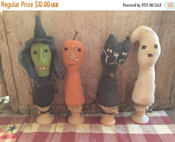 Hello Summer Sale Primitive Halloween by Rabbithollowprims on Etsy