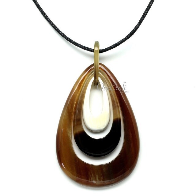 Handmade horn & lacquer jewelry loved by thousands by quecraft