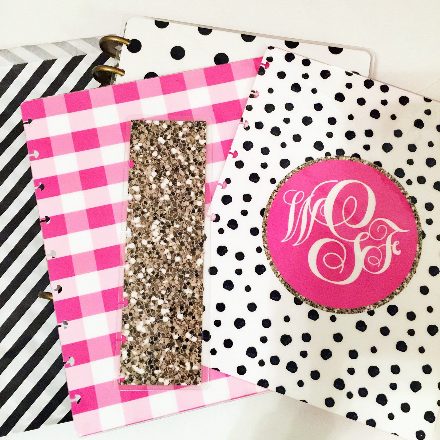 Spotty Happy Planner 10 mil Laminated Cover Create 365Mambi