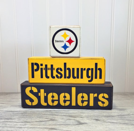 items similar to pittsburgh steelers block set football items similar to pittsburgh steelers block set football