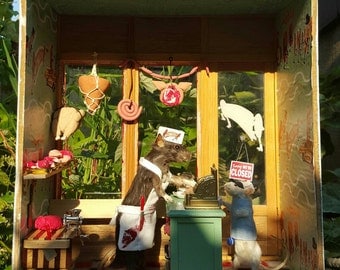 The Meat Parade, anthropomorphic taxidermy diorama