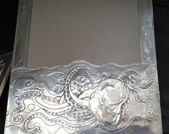 Octopus bathroom mirror