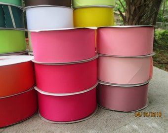Grosgrain Ribbon Wide Grosgrain Ribbon 2.4 Inches Wide 33 Colors