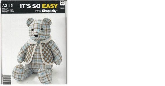 simplicity memory bear pattern a2115