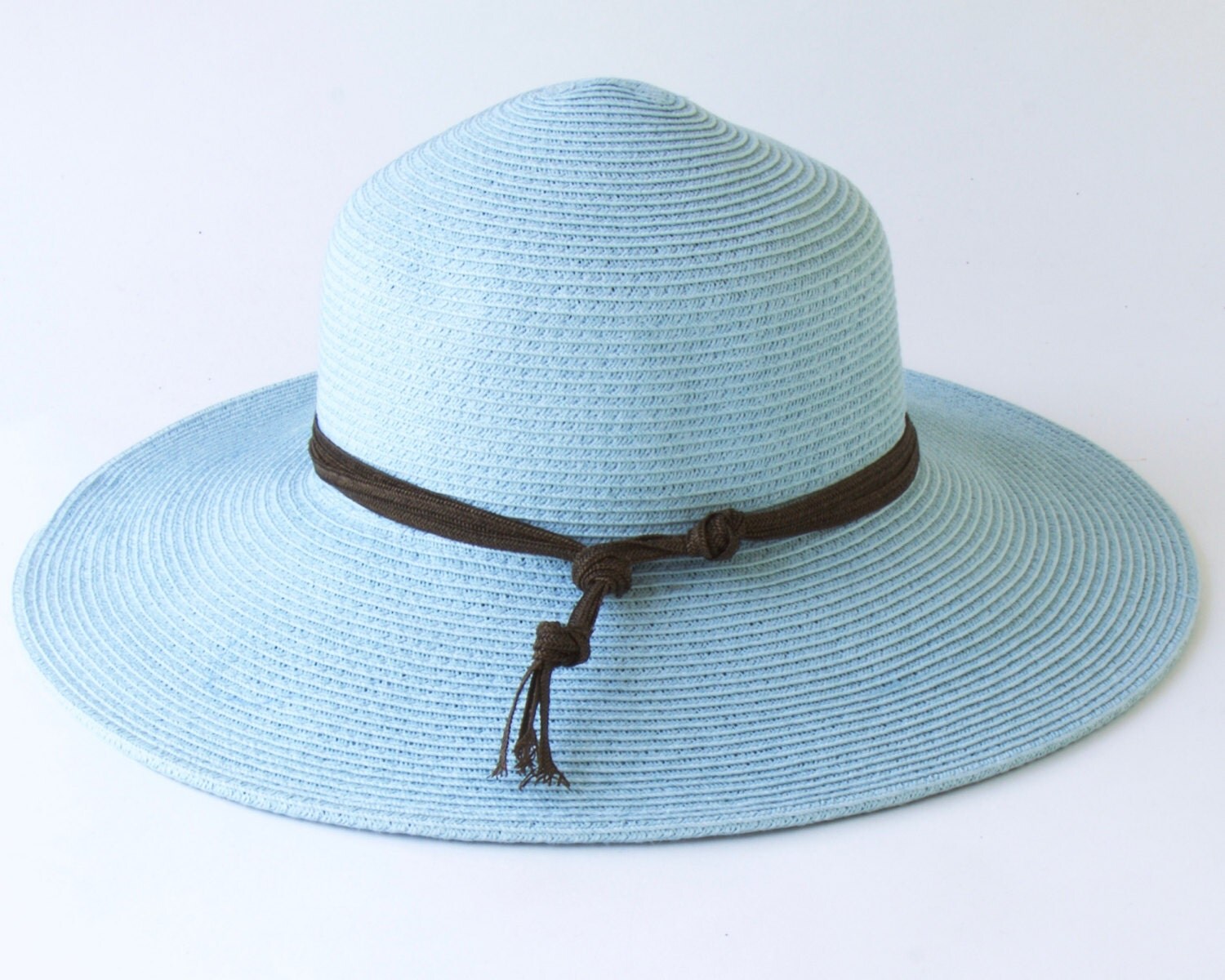 Wide Brimmed Straw Hat Sun Shade Hat SPF50 Sunblock Crushable