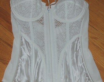 Zipper Front Corset by Lady Marlene 36B Pin Up Girl