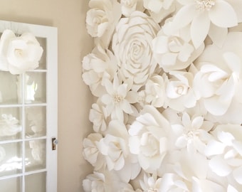 Paper Flower Wall 6'x4' - Beautiful Quality - Custom Sizes Available