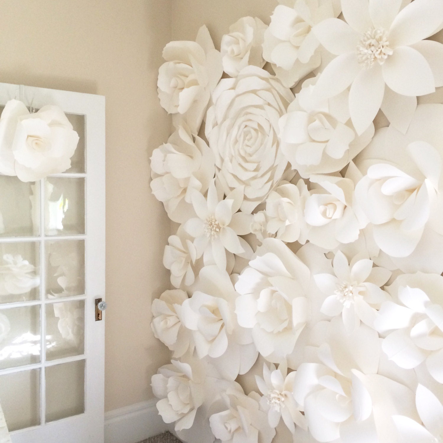 Wedding Decor Events Backdrop Wedding Ideas Paper Flower