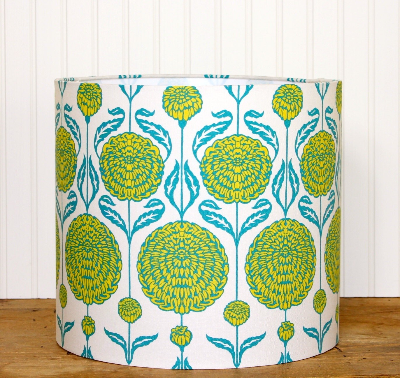 Floral Drum Shade Lamp Shade Boho Lampshade